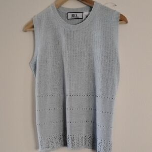 👍 Lowest Price🍁 Mint Green Sweater Vest With  Ribbed Knit